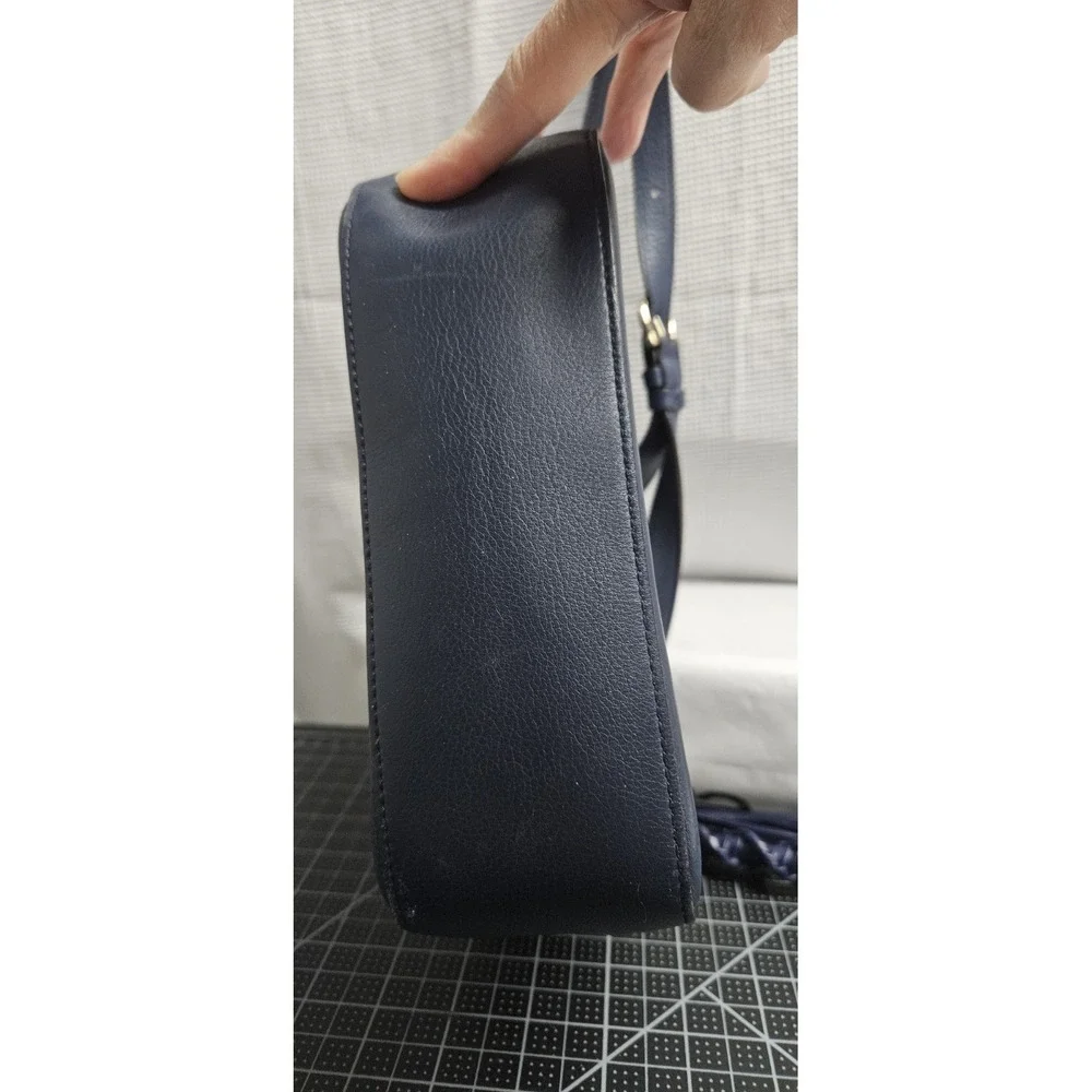 Salvatore Ferragamo Gancini‎ shoulder bag blue leather AU-21/6977